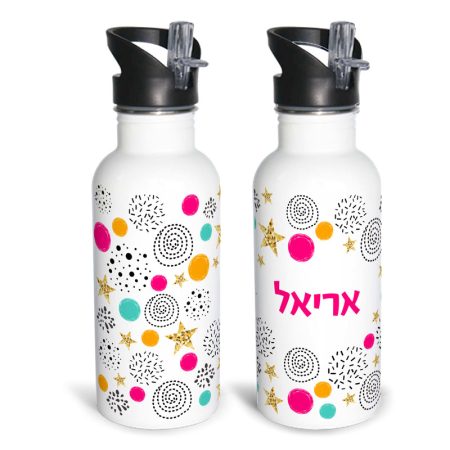 בקבוק נירוסטה עיגולים