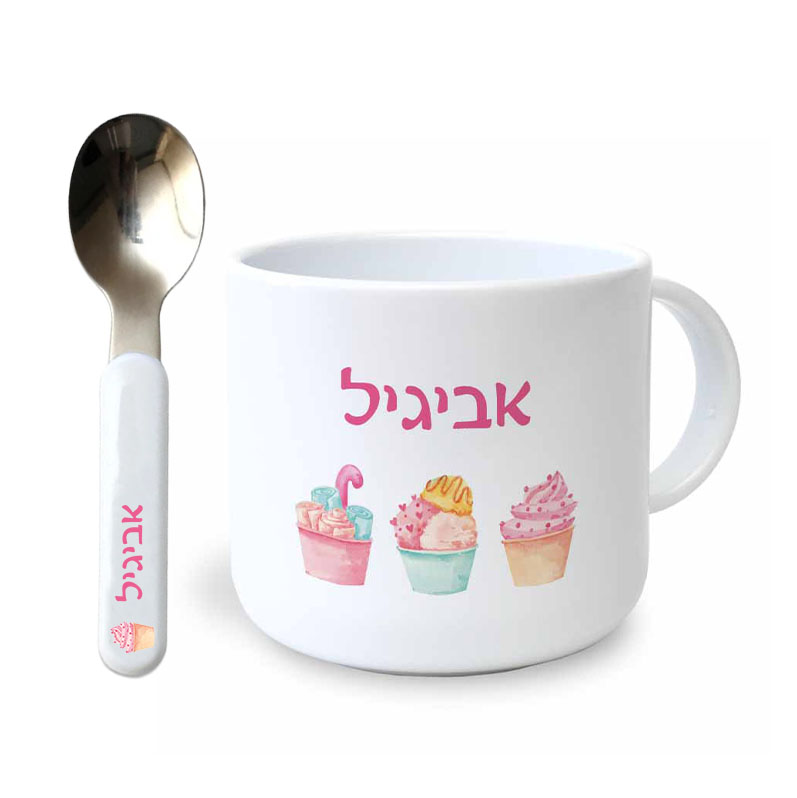 ספל וכפית מתוקים