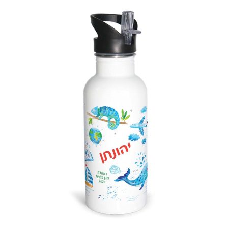 בקבוק נירוסטה זיקית שם