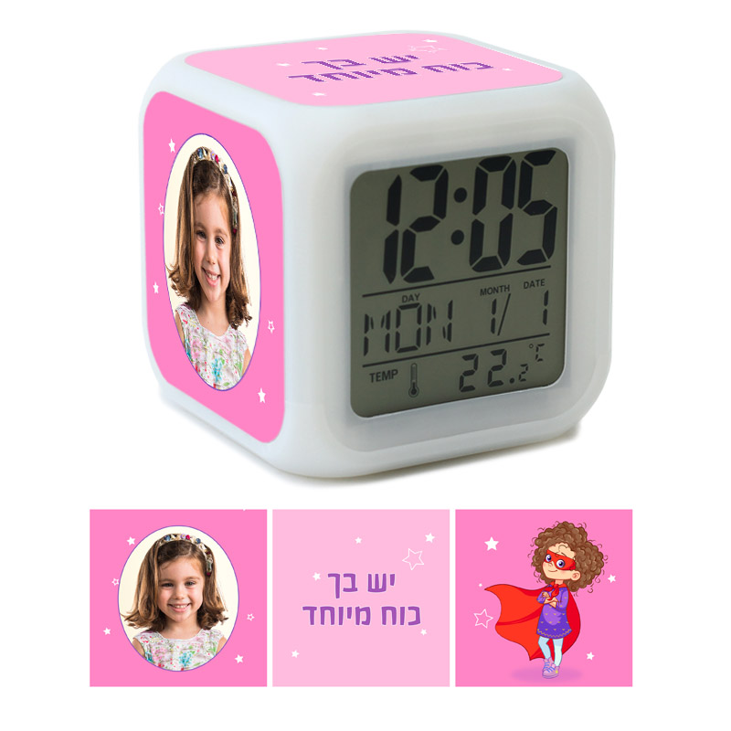 שעון ילדה כוח על שעון מעורר ילדה כוח על