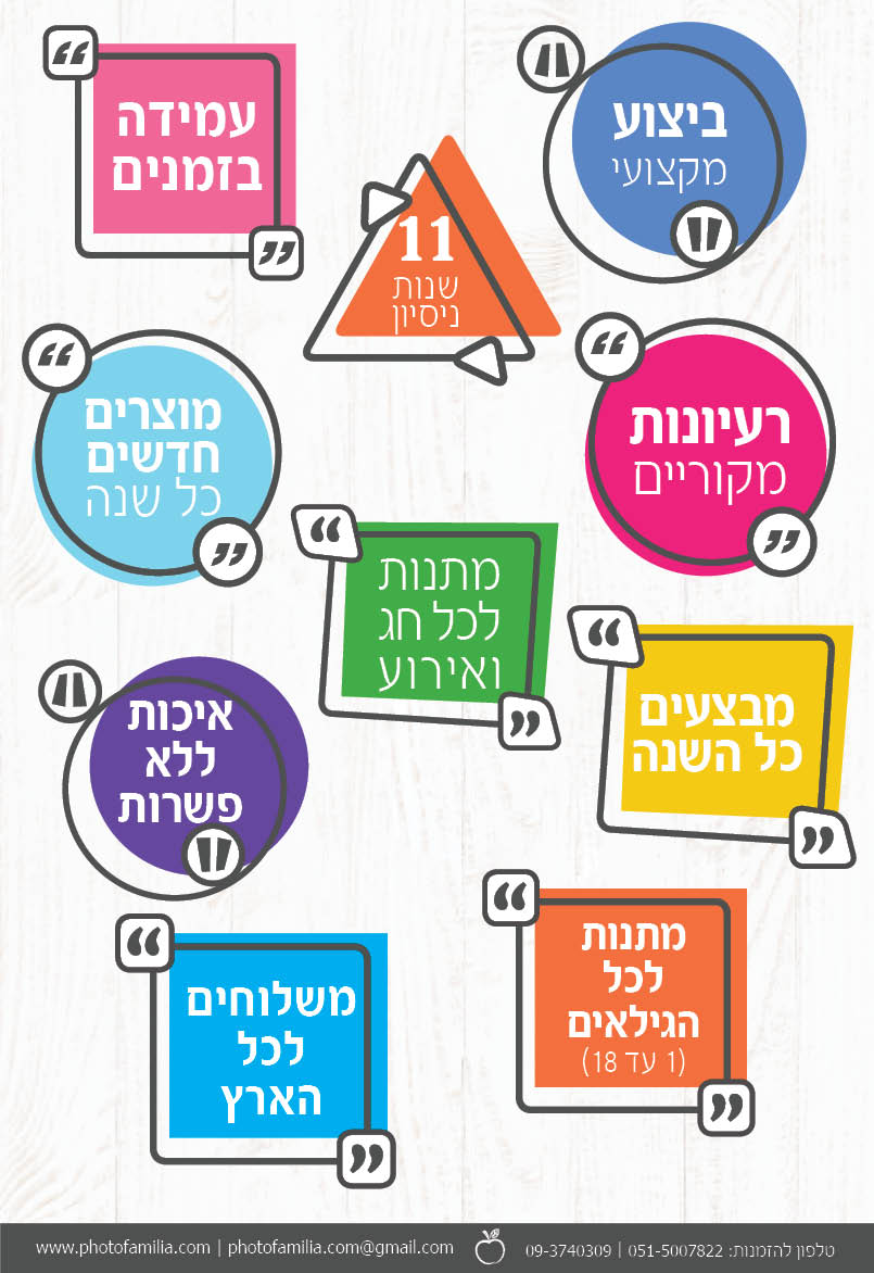קטלוג מתנות לראש השנה - סטודיו פמיליה