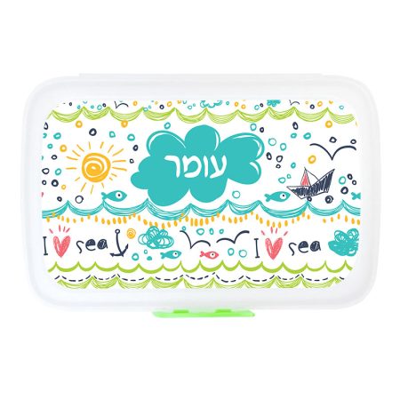 קופסת אוכל מלבנית