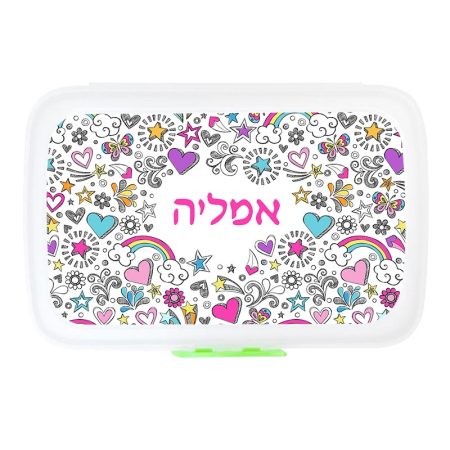 קופסת אוכל מלבנית – עולם הבנות