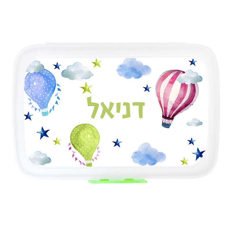 קופסת אוכל מלבנית עננים קופסת אוכל מלבנית עננים