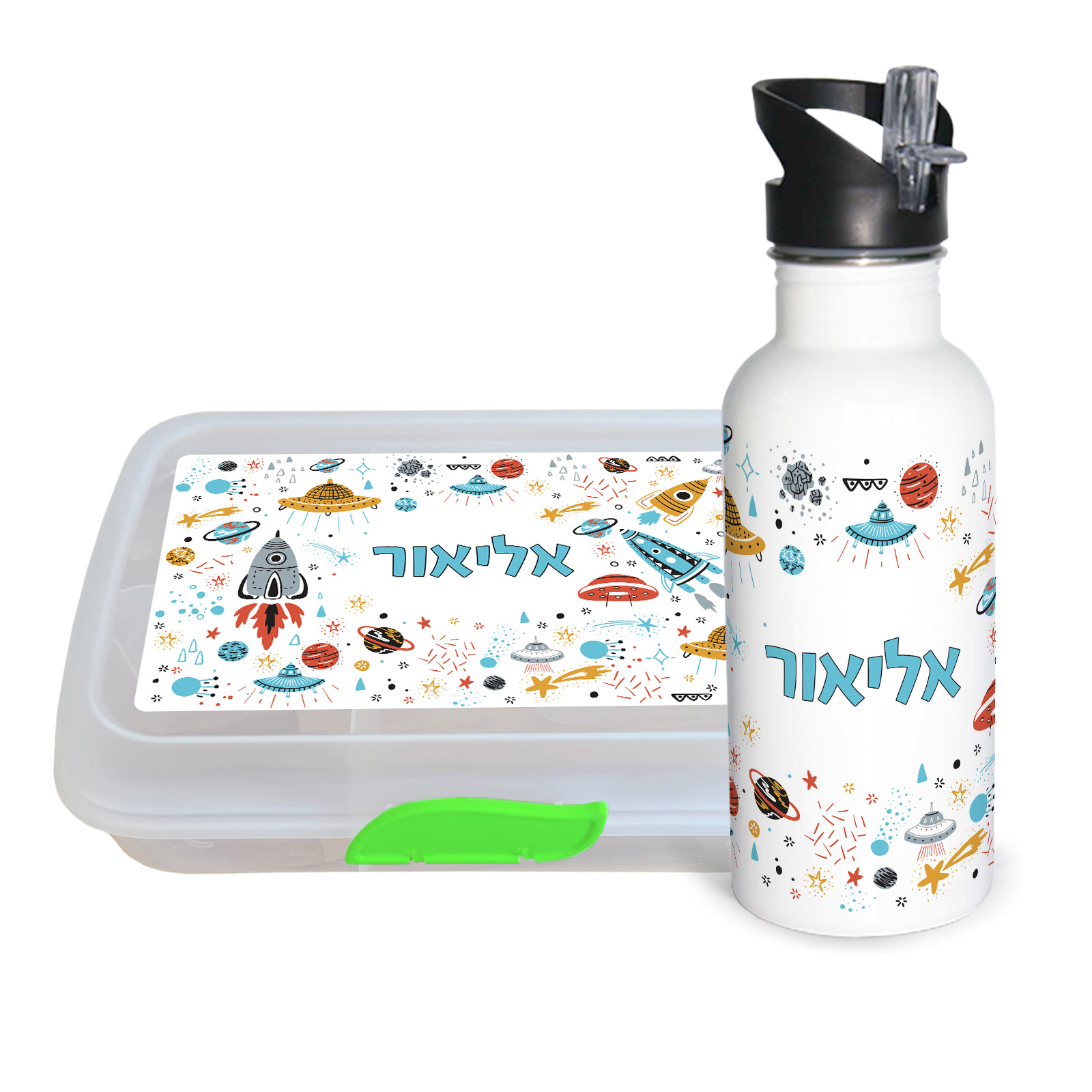 סט בקבוק וקופסה מלבנית חלל סט בקבוק וקופסה מלבנית חלל