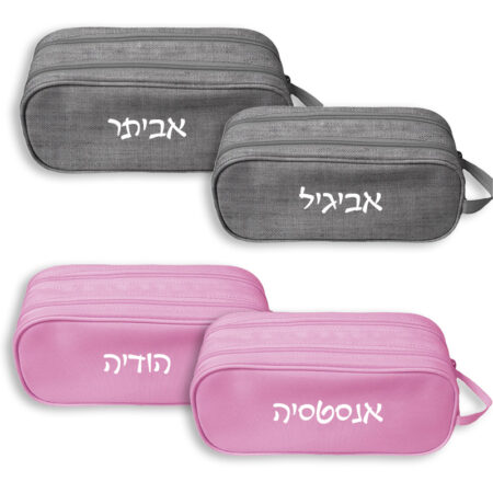 קלמר 2 תאים עם שם בעברית פונט – יפני